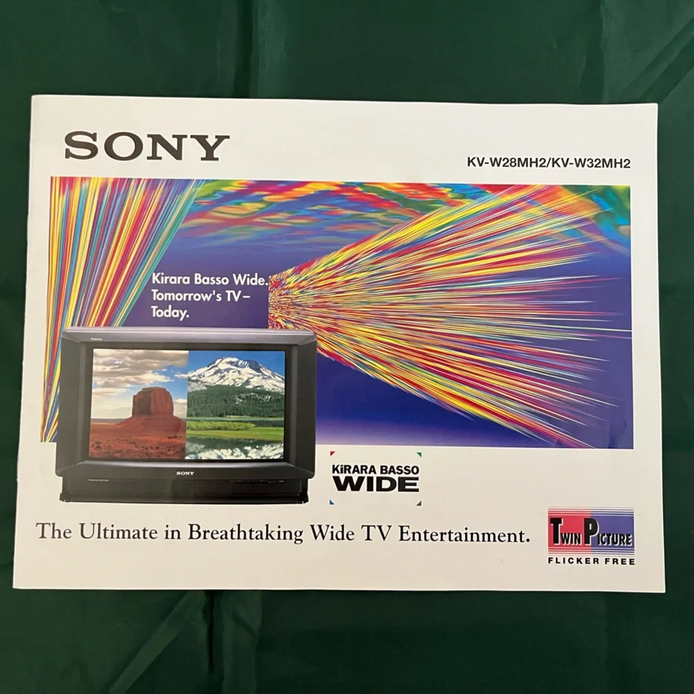 1996 Sony TV brochure